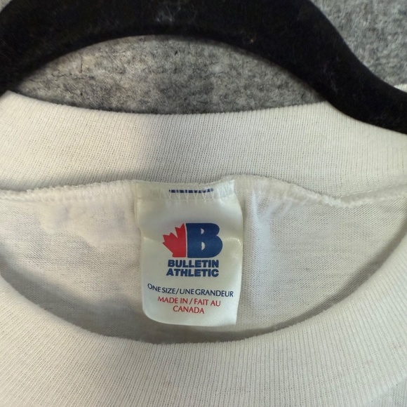 Vintage Boston Bruins NHL Hockey Goalie Graphic Men's T-Shirt White One Size - Picture 3 of 14